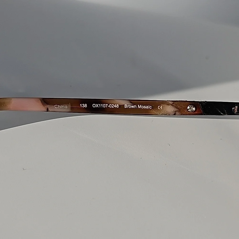 Oakley Mislead OX1107-0248 Brown Mosaic Eyeglasses Frames Tortoise 48-18-138 - Picture 5 of 12